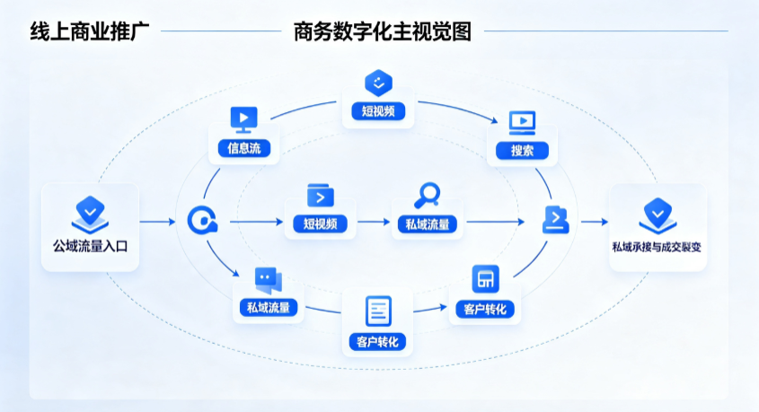 南平线上商业推广怎么做？全域流量闭环搭建与低成本转化实战指南
